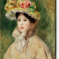 Woman with Capeline - Canvas Print