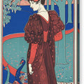 Woman with Peacocks - Canvas Print