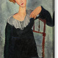Woman with Red Hair - Canvas Print