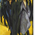 Women in the Street - Canvas Print
