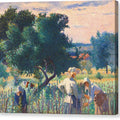 Women Tying the Vine - Canvas Print