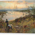 Work-a-day England - Canvas Print