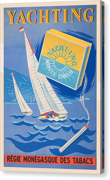 Yachting Monte Carlo - Canvas Print