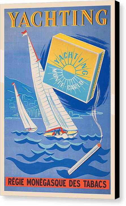 Yachting Monte Carlo - Canvas Print