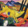 Yellow Cow - Canvas Print