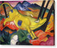 Yellow Cow - Canvas Print