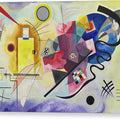 Yellow-Red-Blue - Canvas Print