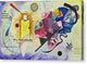 Yellow-Red-Blue - Canvas Print