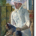 Young Girl at a Window - Canvas Print
