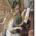 Young Girls at the Piano - Canvas Print