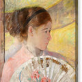 Young Lady in a Loge Gazing to Right - Canvas Print