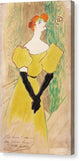 Yvette Guilbert - Canvas Print