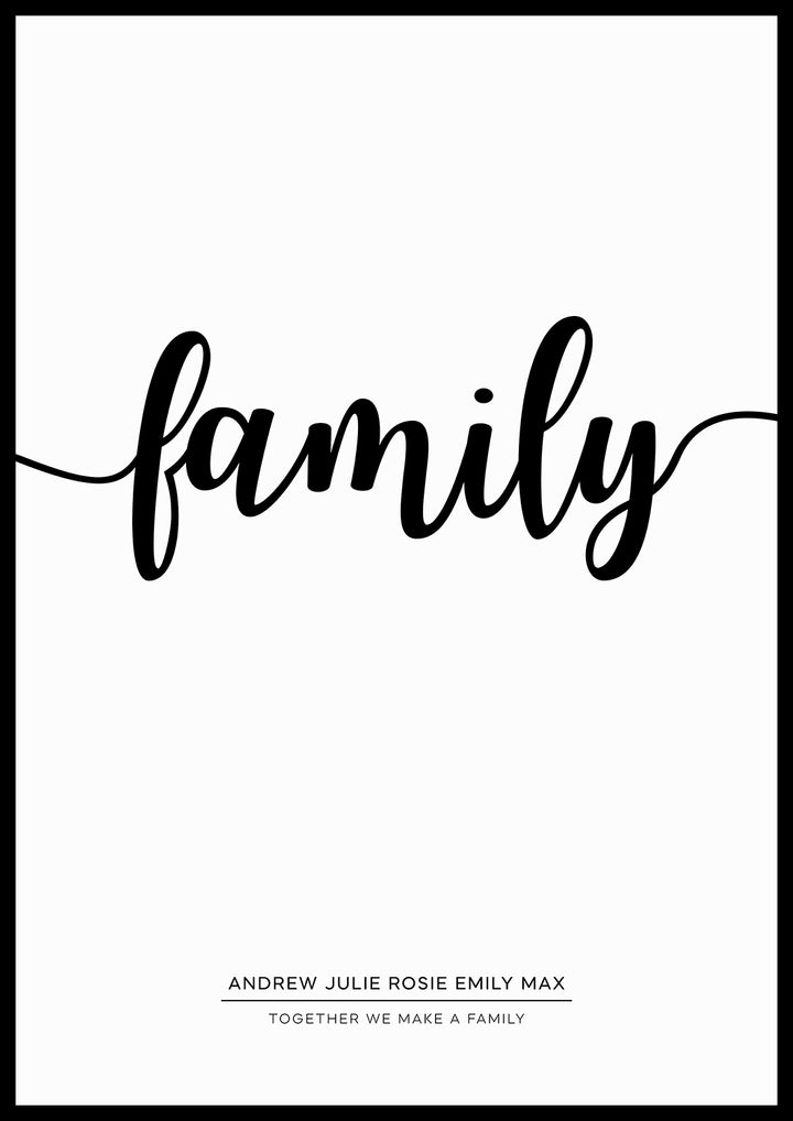 FAMILY PERSONAL PRINT - Zapista
