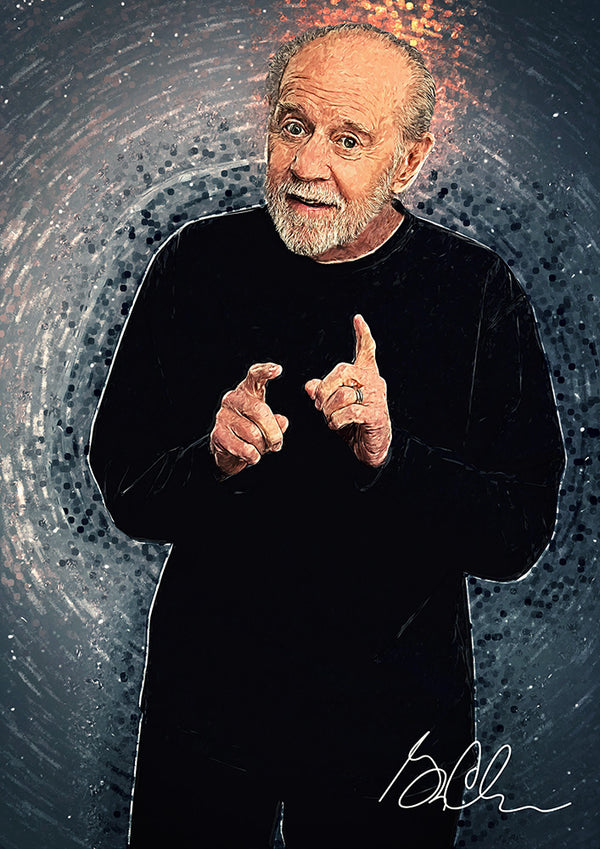 George Carlin - Art Print - Zapista