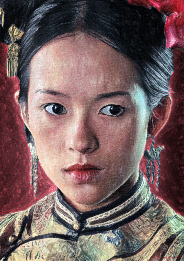 Ziyi Zhang as Jen in Crouching Tiger, Hidden Dragon - Art Print - Zapista