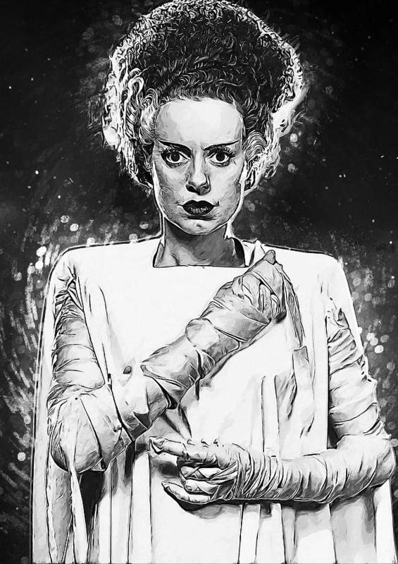 Bride of Frankenstein - Art Print