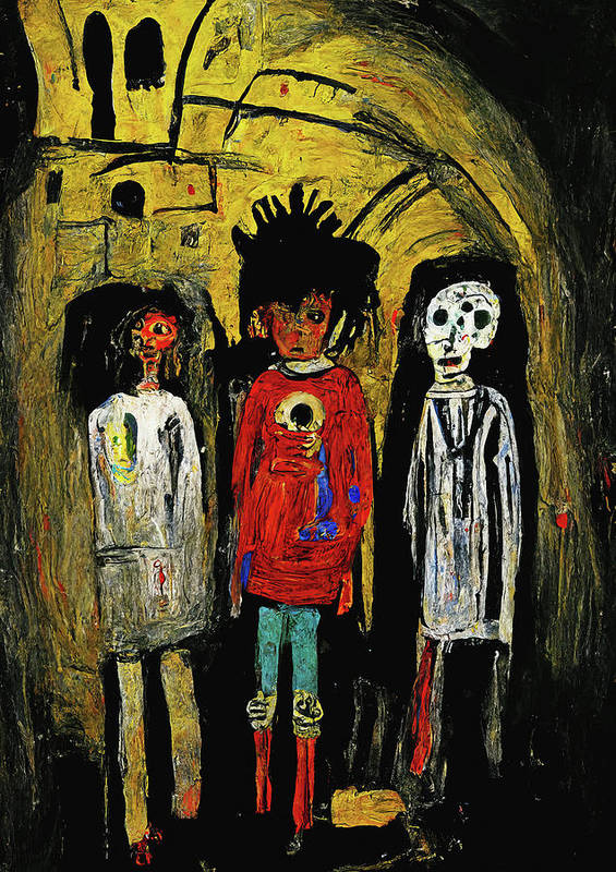 Children Of The Crypt - Art Print - Zapista