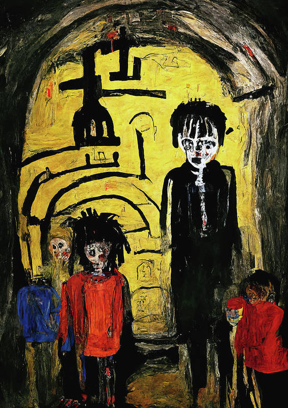 Children Of The Crypt II - Art Print - Zapista