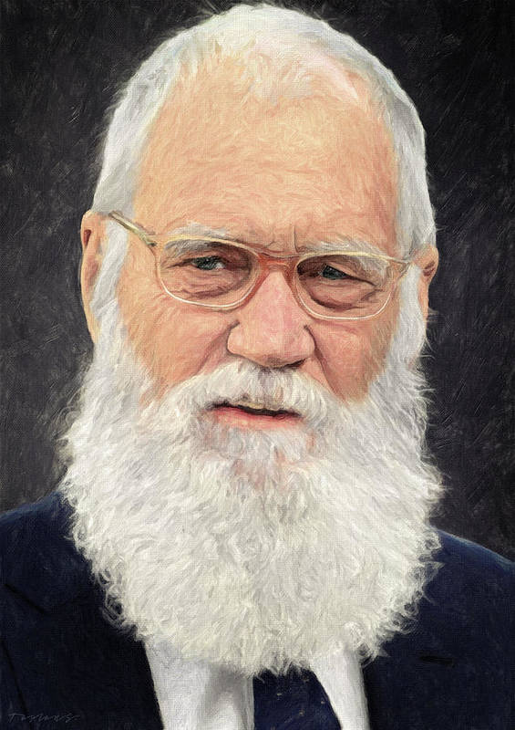 David Letterman - Art Print