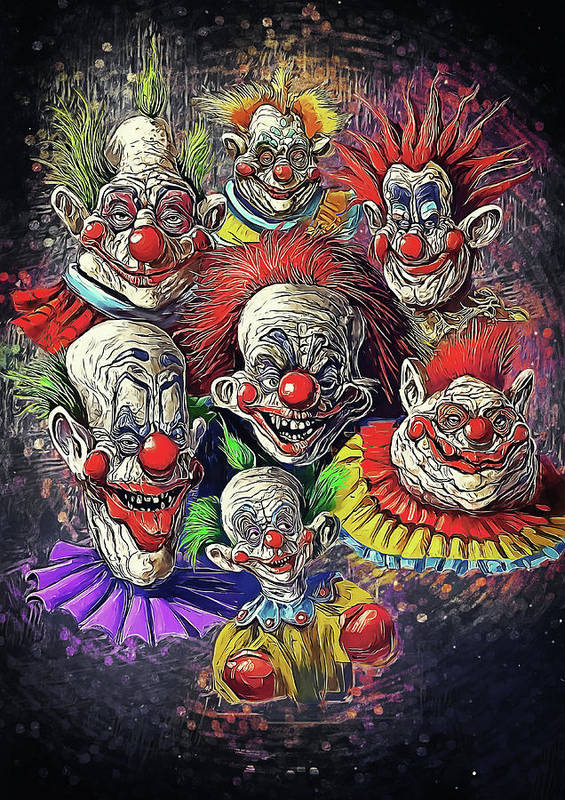 Killer Klowns - Art Print