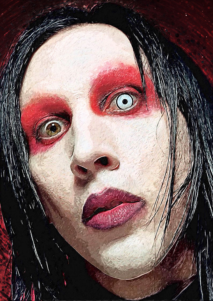 Marilyn Manson - Art Print - Zapista