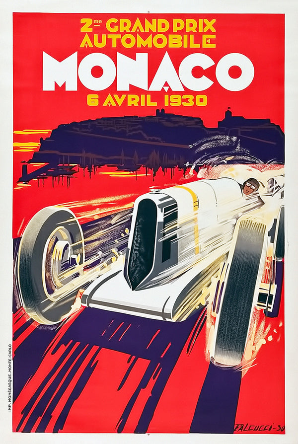 Monaco Grand Prix 1930 - Art Print - Zapista
