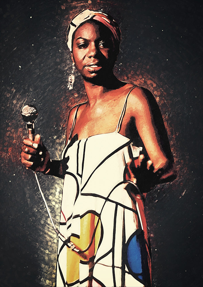 Nina Simone - Art Print - Zapista