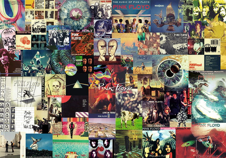 Pink Floyd Collage II - Art Print - Zapista
