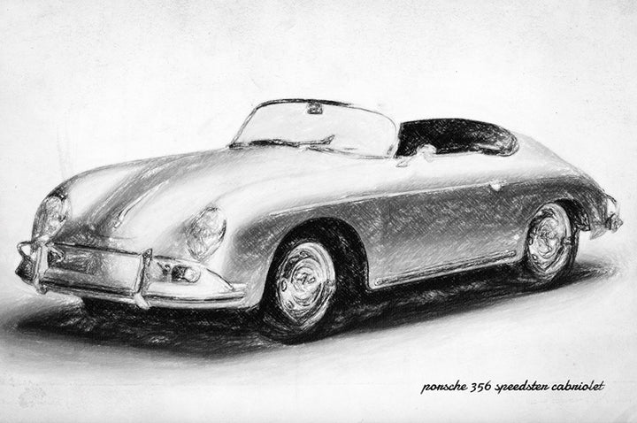 Porsche 356 - Art Print - Zapista